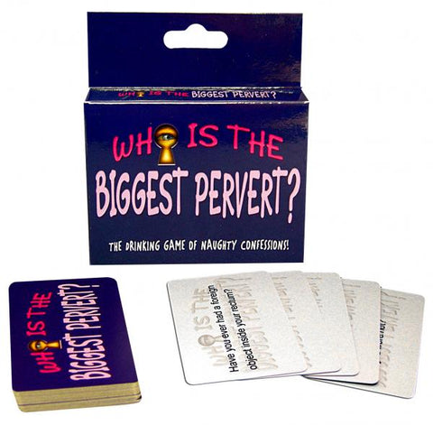 Who is the Biggest Pervert? Card Game