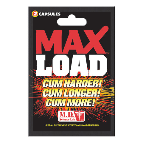 Max Load (2 capsulas)- Mejorador de Eyaculaciones